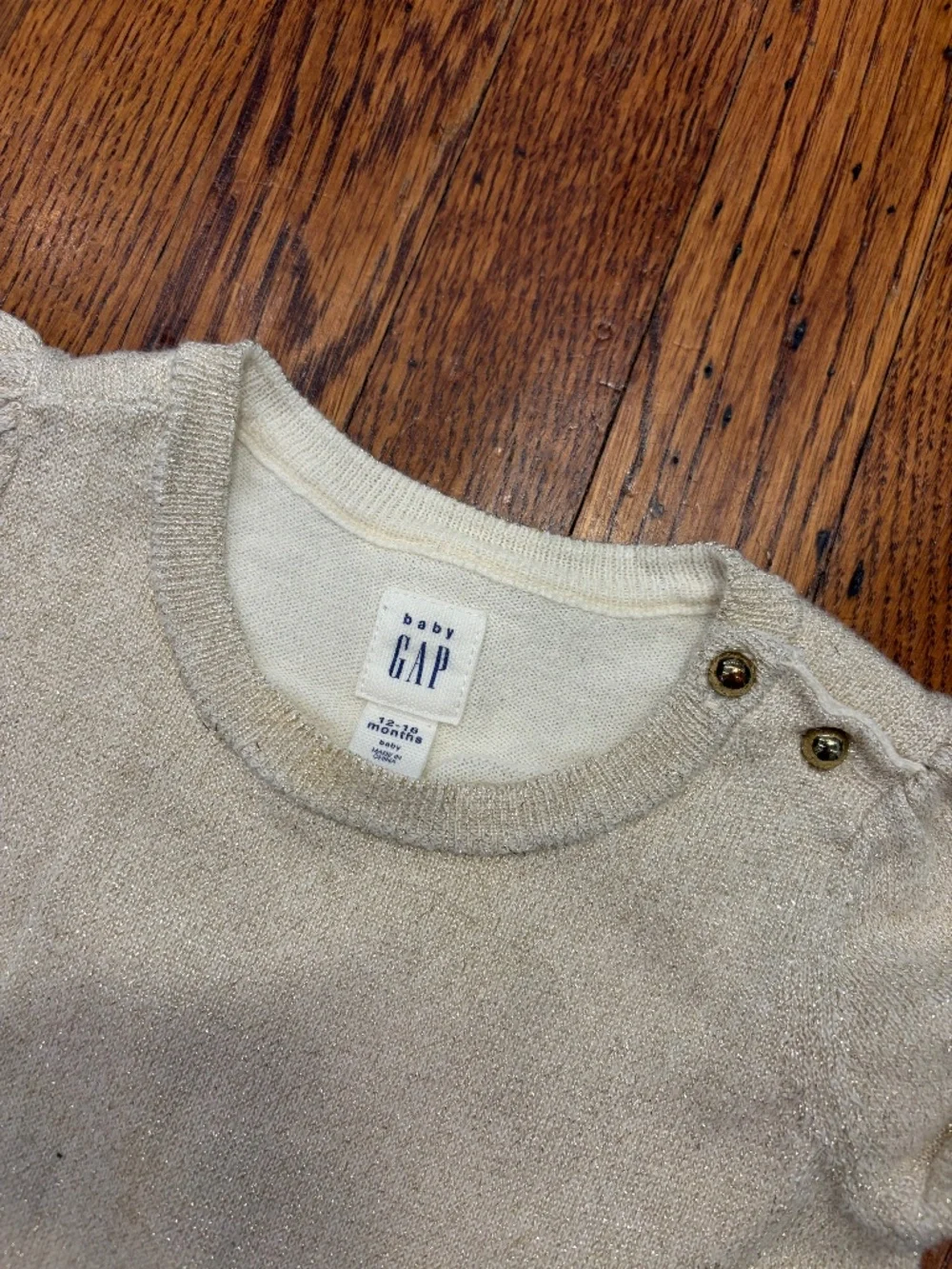 Gap Baby Gold Tulle Tutu Dress 12-18M Holiday Party Princess